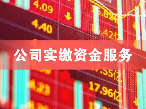 兰溪公司实缴资金服务